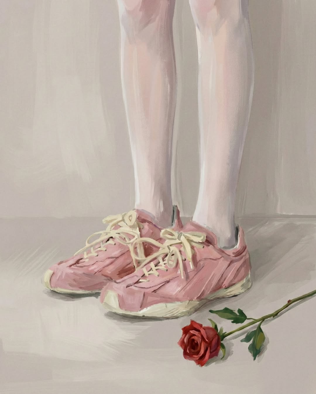 Ader Error 浪漫粉色女鞋